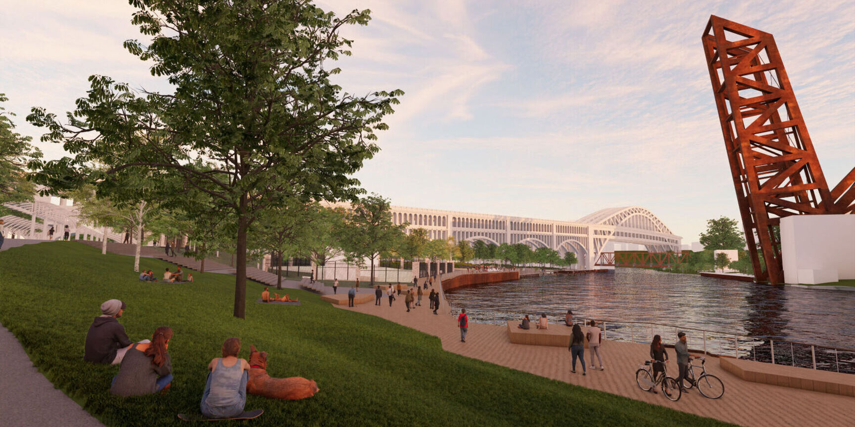 River Boardwalk at Settlers Landing